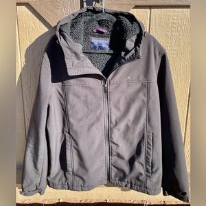 Tommy Hilfiger Men’s Black Fleece Lined Lightweight Hooded Jacket